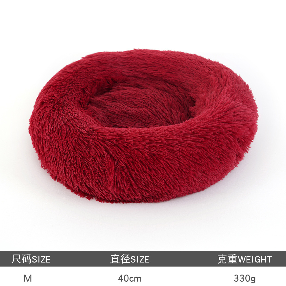 Factory direct hot style plush cat house web celebrity cat house, deep sleep round cat house, inexpensive