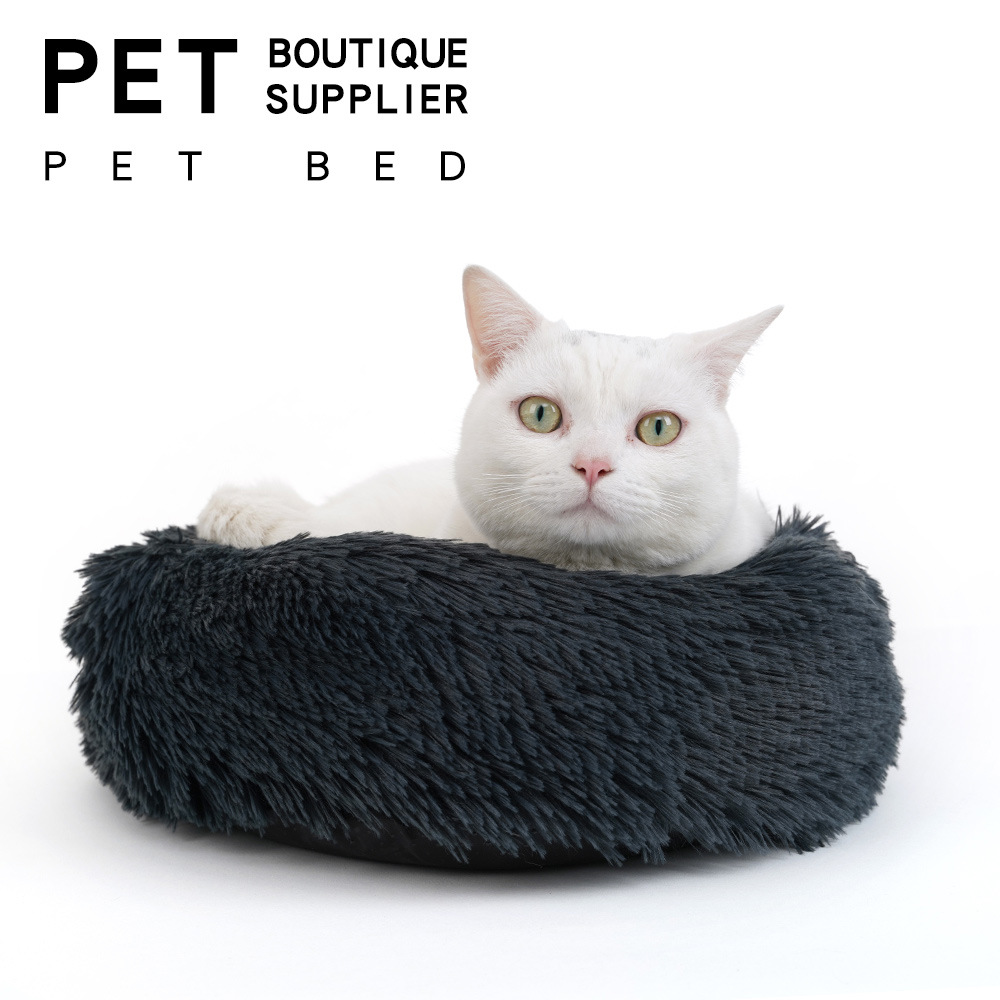 Factory direct hot style plush cat house web celebrity cat house, deep sleep round cat house, inexpensive