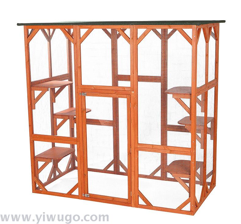 Factory pet nest chicken coop chicken coop chicken coop home fence wooden display parrot cage dog cage duck coop