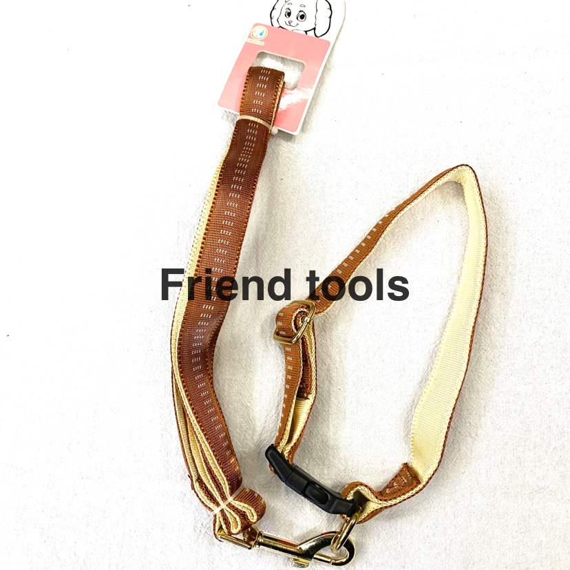 Pet Chain Quilted Cotton Flat Rope Chest and Back Hand Holding Rope