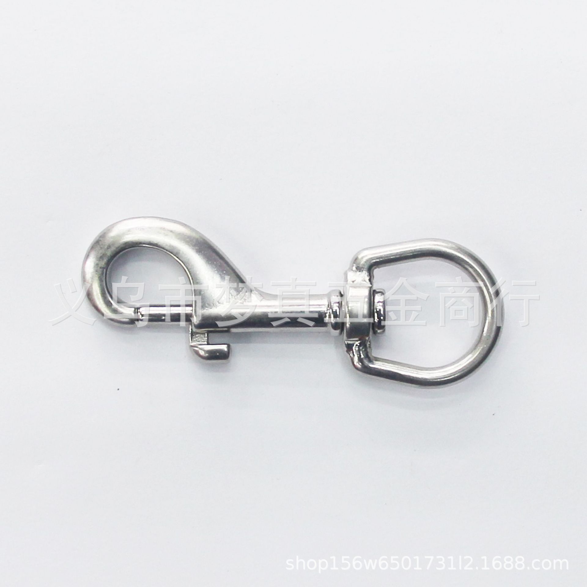 Stainless steel 304316 key chain universal hook spring hook Yiwu hardware rope pet chain dog chain key chain