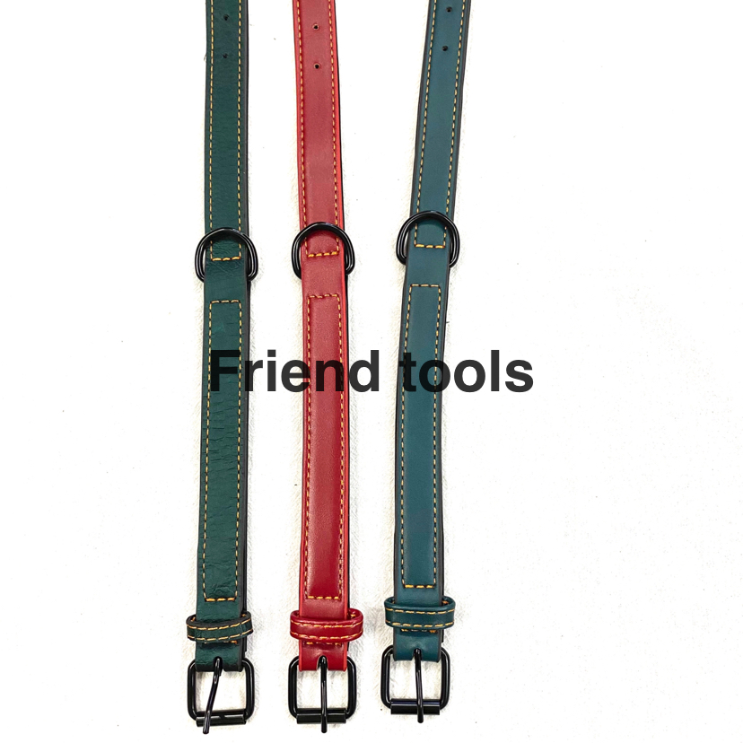 Pet Chain Leather Chyer 6 Colors Randomly Mixed