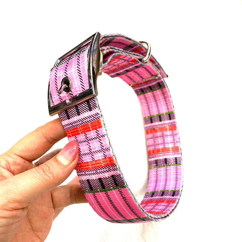 Pet Chain Plaid Collar 3 Colors Pet Chain Plaid Collar 3 Colors