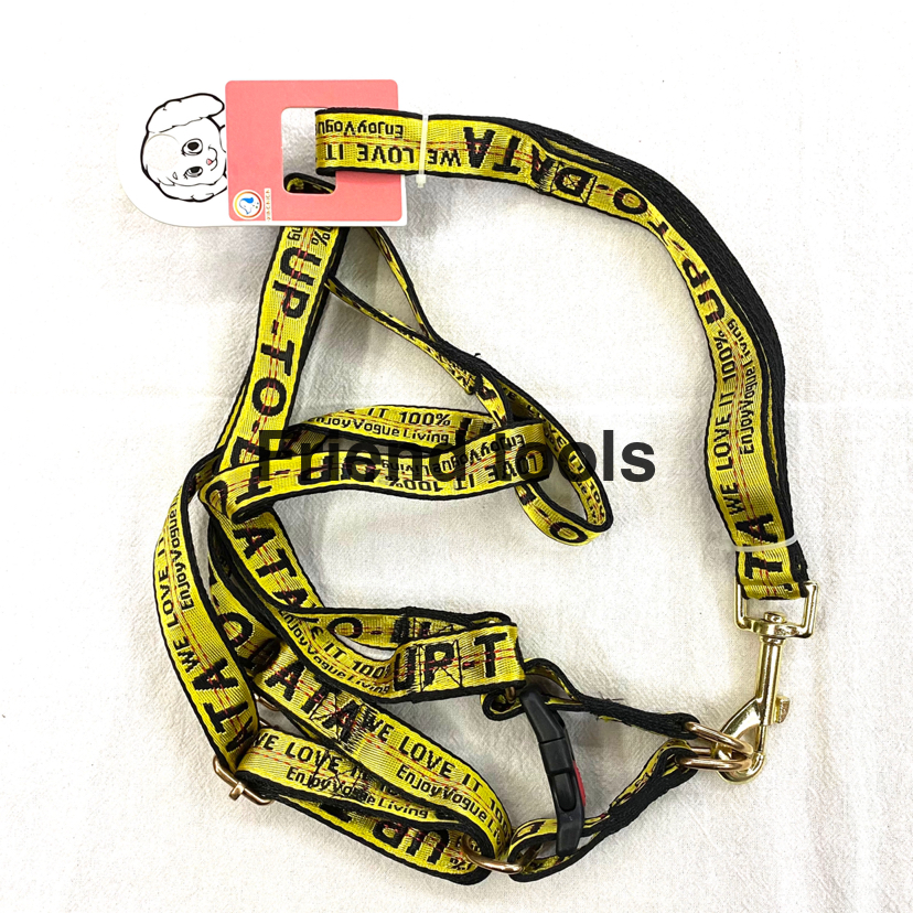 Pet Chain Popular English Letters Bandana Hand Holding Rope Source Factory