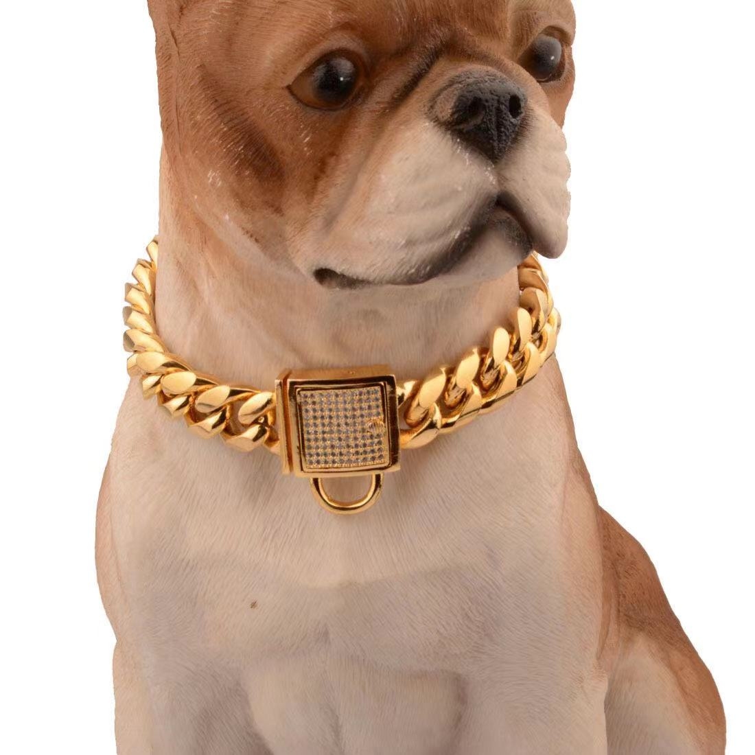 Stainless Steel Pet Chain
Titanium Steel Pet Decorations
Pet Necklace Drag Chain