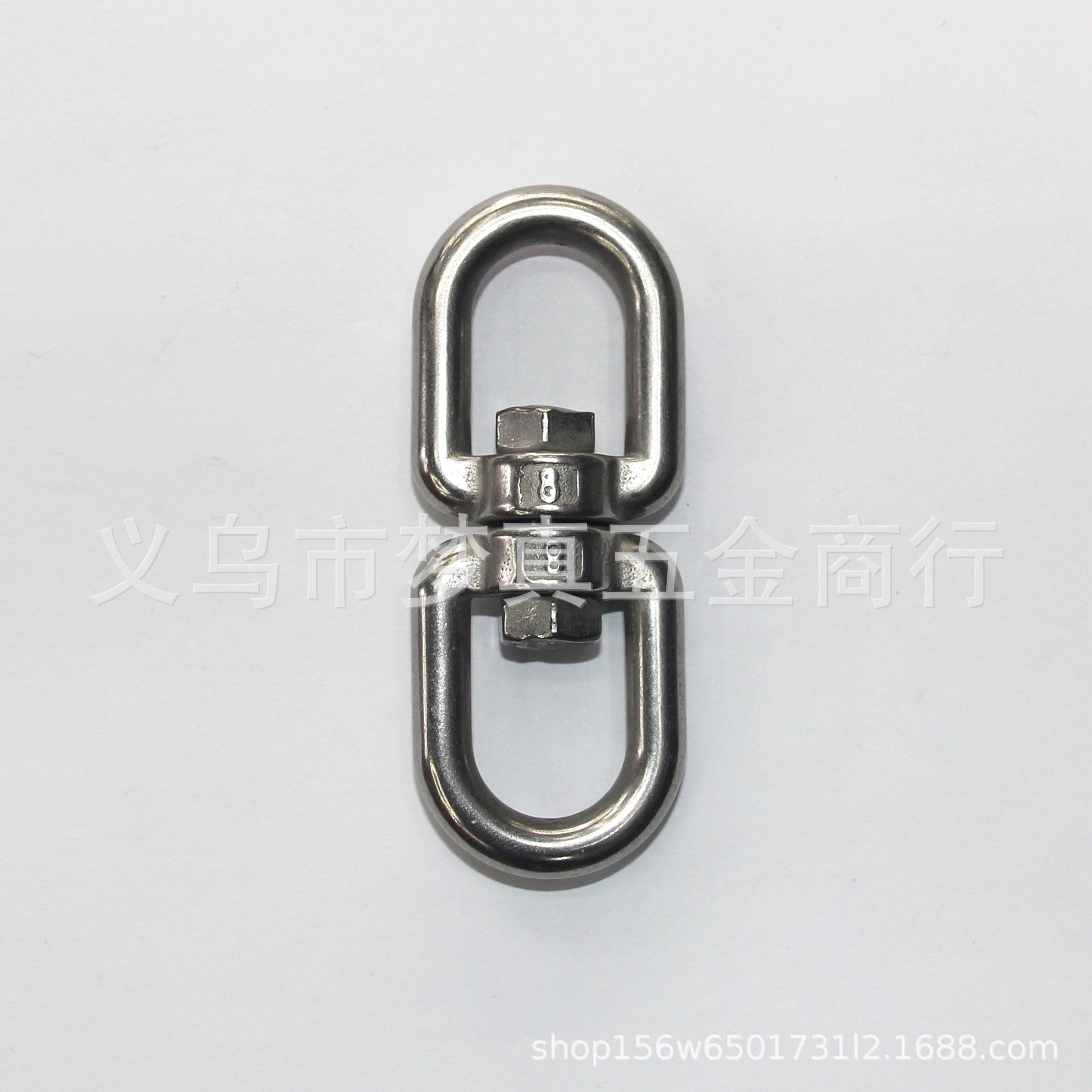 Stainless steel rotating ring 304 Yiwu rigging ring type universal eight word rotating ring ring pet chain torque buckle
