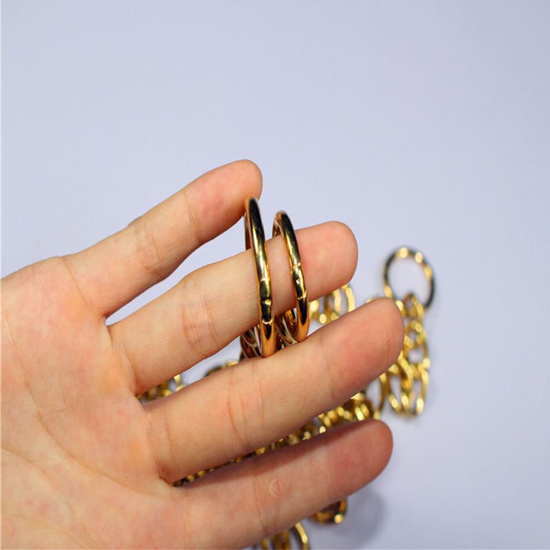 Dog Chain Large Dog P Chain Durable Solid Pure Copper Pet Chain Button Dog Training Chain Pet Supplies Traction