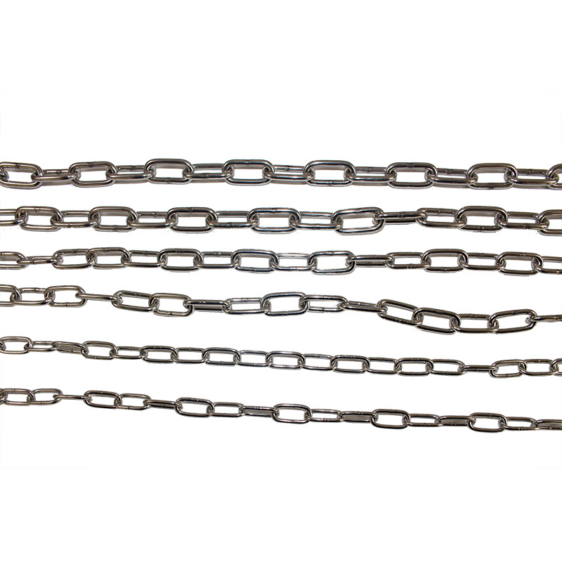 Stainless Steel Metal Dog Chain Pet Hand Holding Rope Dog Training Stainless Steel Chain Pet Chain Processing Customization