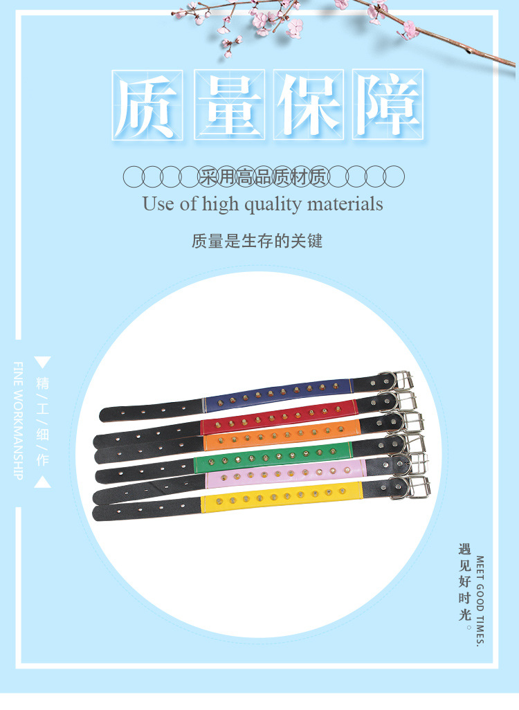 Customized Pet Chain New Cowhide Dog Cover Traction Belt Dog Traction Necklet Set Dog Leash Wholesale Processing Customized Pet Chain New Cowhide Dog Cover Traction Belt Dog Traction Necklet Set Dog Leash Wholesale Processing