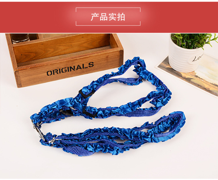 Manufacturer wholesaling pet rope satin cute small and small dogs pulling rope teddy bomei dog suit chest strap. Manufacturer wholesaling pet rope satin cute small and small dogs pulling rope teddy bomei dog suit chest strap.