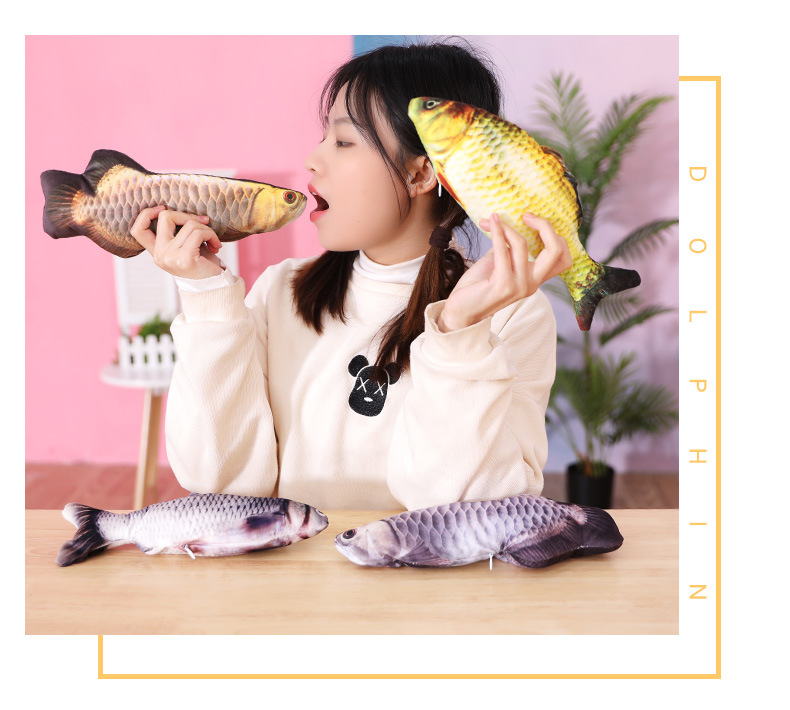 Douyin pet electric fish plush toy will jump the fish usb charging simulation fish tickle cat an artifact fish baby Douyin pet electric fish plush toy will jump the fish usb charging simulation fish tickle cat an artifact fish baby
