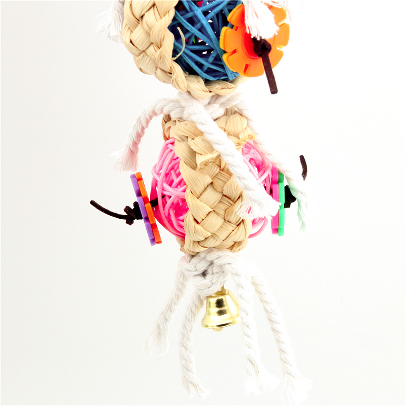 Parrot Supplies Pet Bird Toy Bite Toy Vine Bal Twist String