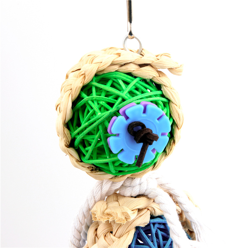 Parrot Supplies Pet Bird Toy Bite Toy Vine Bal Twist String
