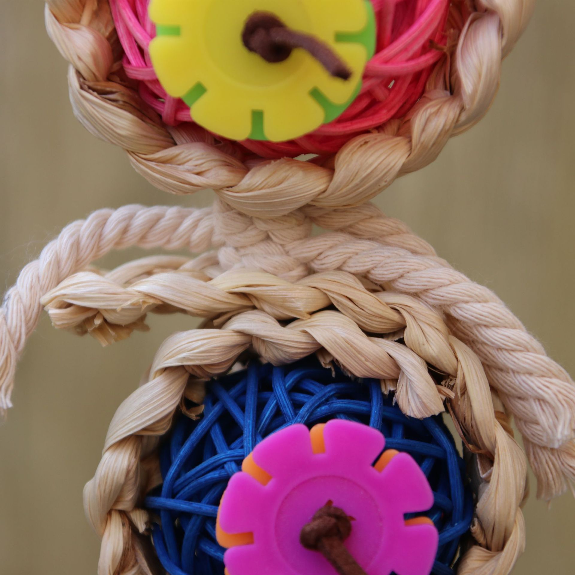 Parrot Supplies Pet Bird Toy Bite Toy Vine Bal Twist String
