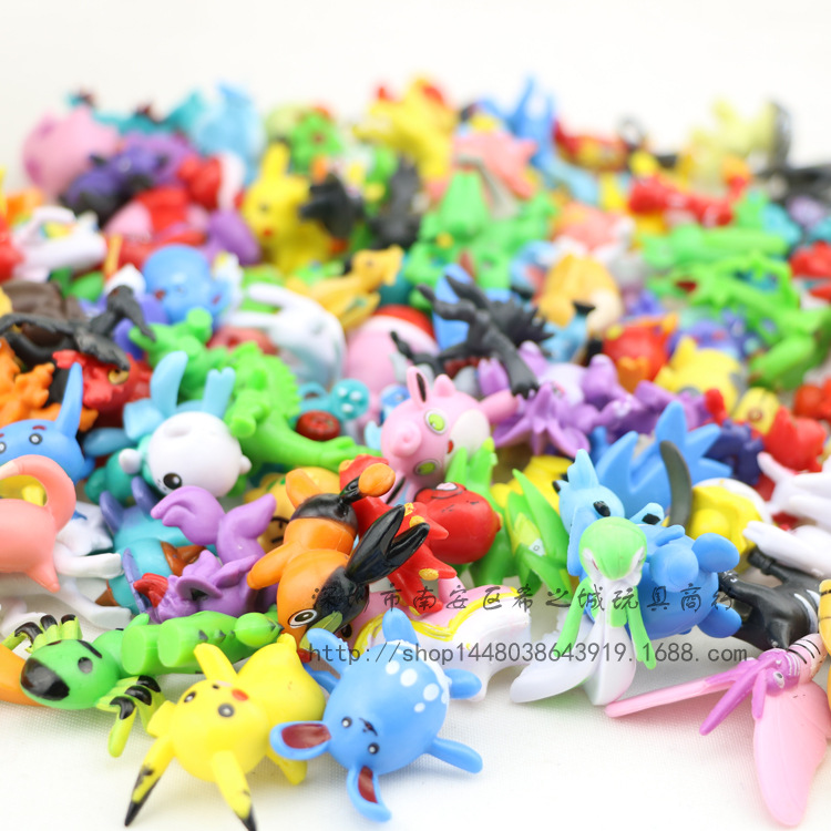144 Pet Small. Fine. Spirit Pokemon Pikachu Small Number Doll Toy Ornaments
