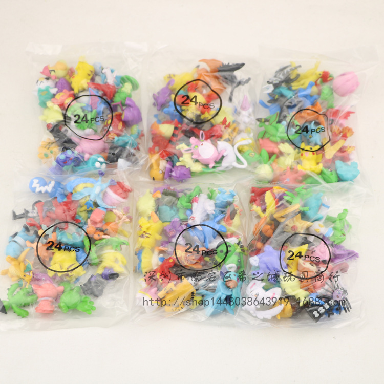 144 Pet Small. Fine. Spirit Pokemon Pikachu Small Number Doll Toy Ornaments