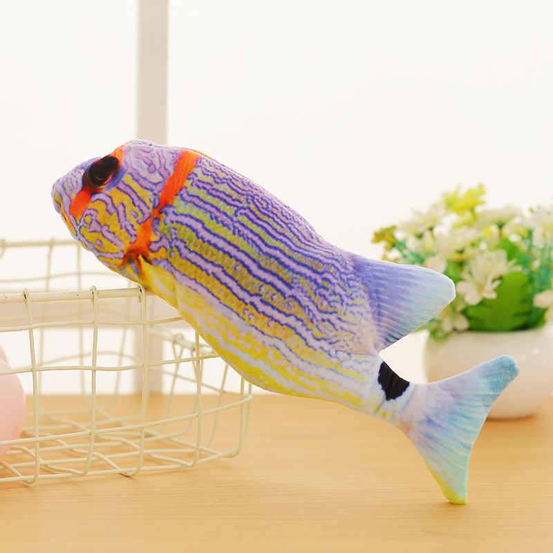Amazon Douyin Net Red Electric Fish Cat Toy Beating Simulated Fish Plush Toy Pet Toy