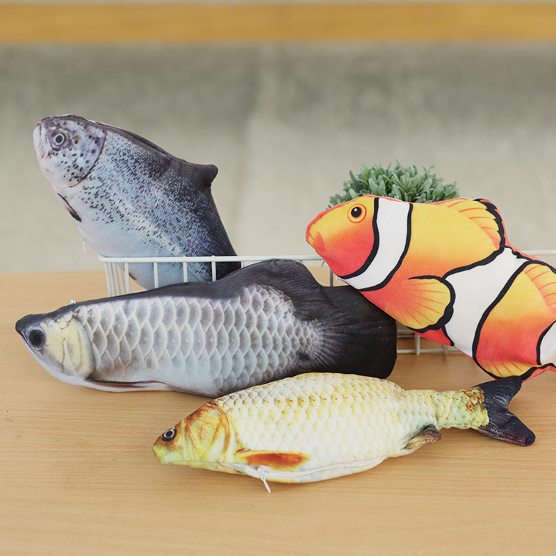 Amazon Douyin Net Red Electric Fish Cat Toy Beating Simulated Fish Plush Toy Pet Toy
