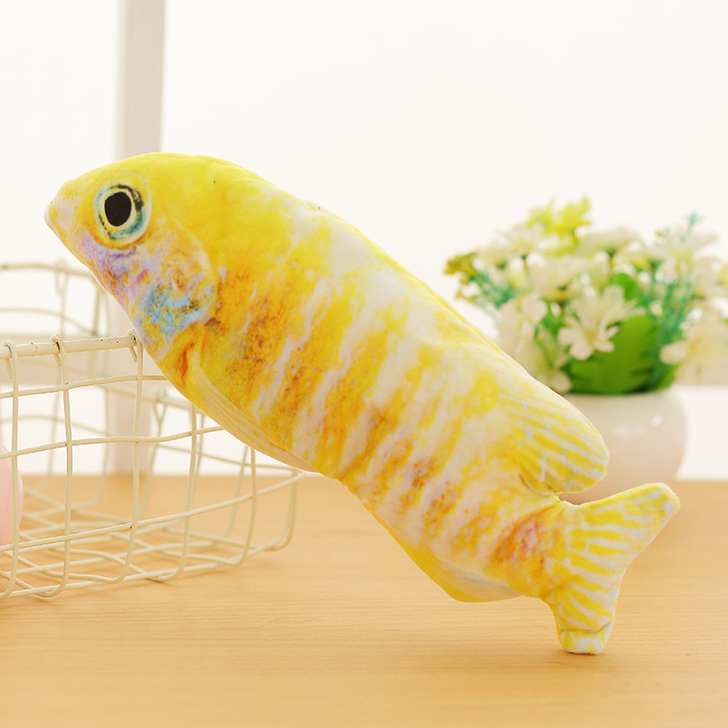 Amazon Douyin Net Red Electric Fish Cat Toy Beating Simulated Fish Plush Toy Pet Toy
