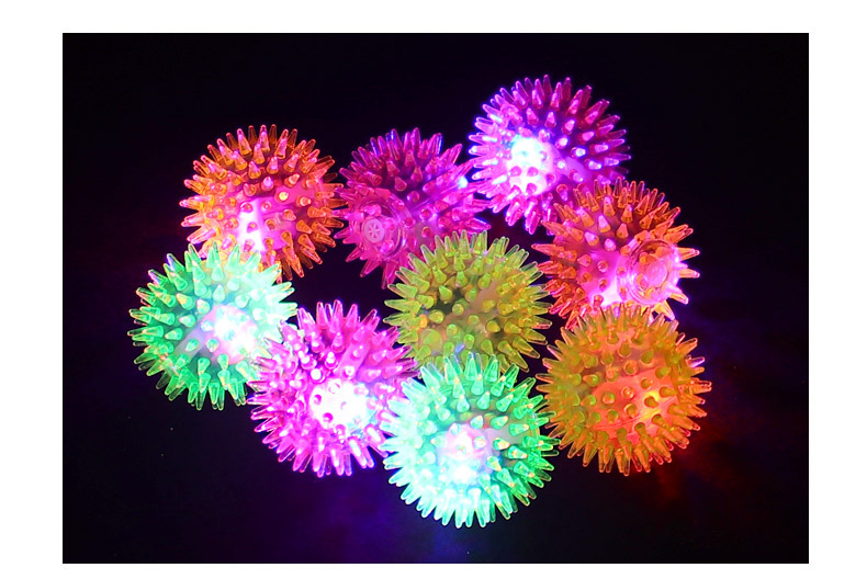 Flash elastic massage ball bouncing ball with thorn ball Luminescent massage ball pet toy stand night market wholesale Flash elastic massage ball bouncing ball with thorn ball Luminescent massage ball pet toy stand night market wholesale