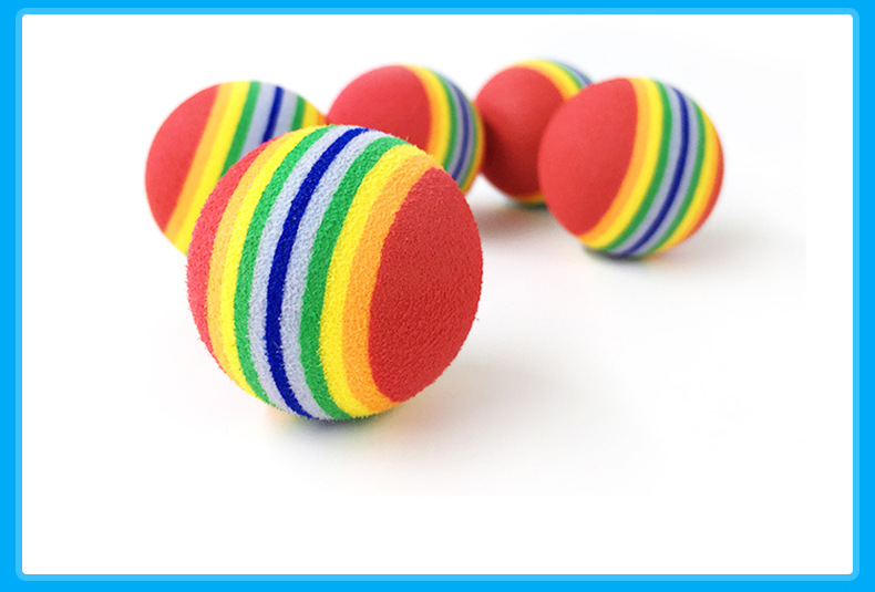 Manufacturers wholesale children's toy Eva bullet ball pet sponge elastic ball Manufacturers wholesale children's toy Eva bullet ball pet sponge elastic ball