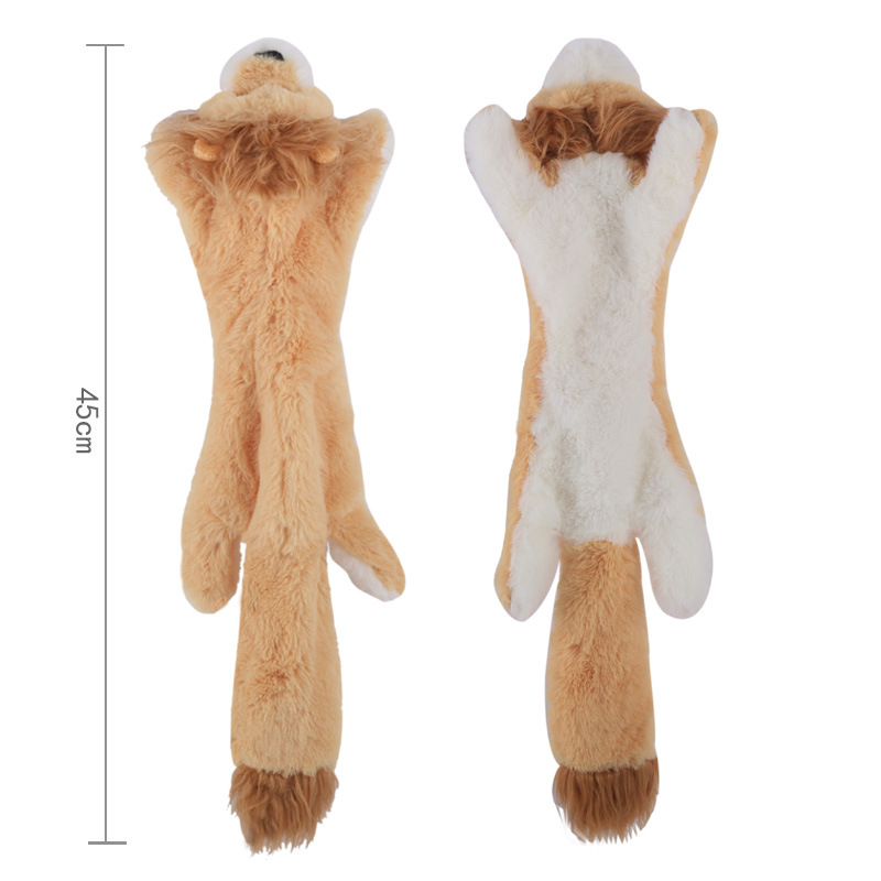 Pet Supplies Dog Simulation Animal Leather Toy 45cm Pet Sounding Plush Toy 