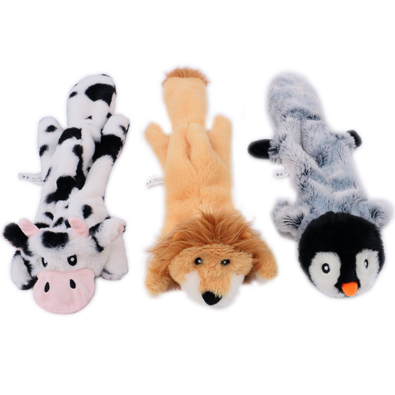 Pet Supplies Dog Simulation Animal Leather Toy 45cm Pet Sounding Plush Toy 