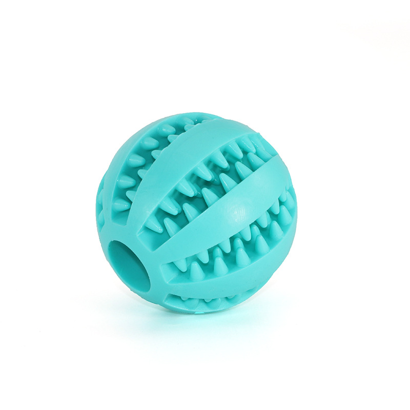 Pet Molar Toy Watermelon Ball Silicone the Toy Dog Teether Ball Bite-Resistant Tooth Cleaning Food Dropping Ball Chewing Dog Chew Toy