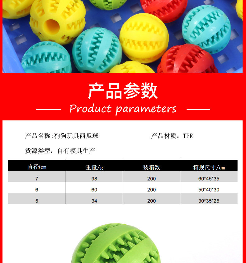 Pet Molar Toy Watermelon Ball Silicone the Toy Dog Teether Ball Bite-Resistant Tooth Cleaning Food Dropping Ball Chewing Dog Chew Toy Pet Molar Toy Watermelon Ball Silicone the Toy Dog Teether Ball Bite-Resistant Tooth Cleaning Food Dropping Ball Chewing Dog Chew Toy