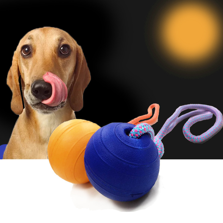 New Bite-Resistant Tooth Protection Pet Toy Floating Training Tension Ball Dog Supplies Eva Throwing Pet Ball