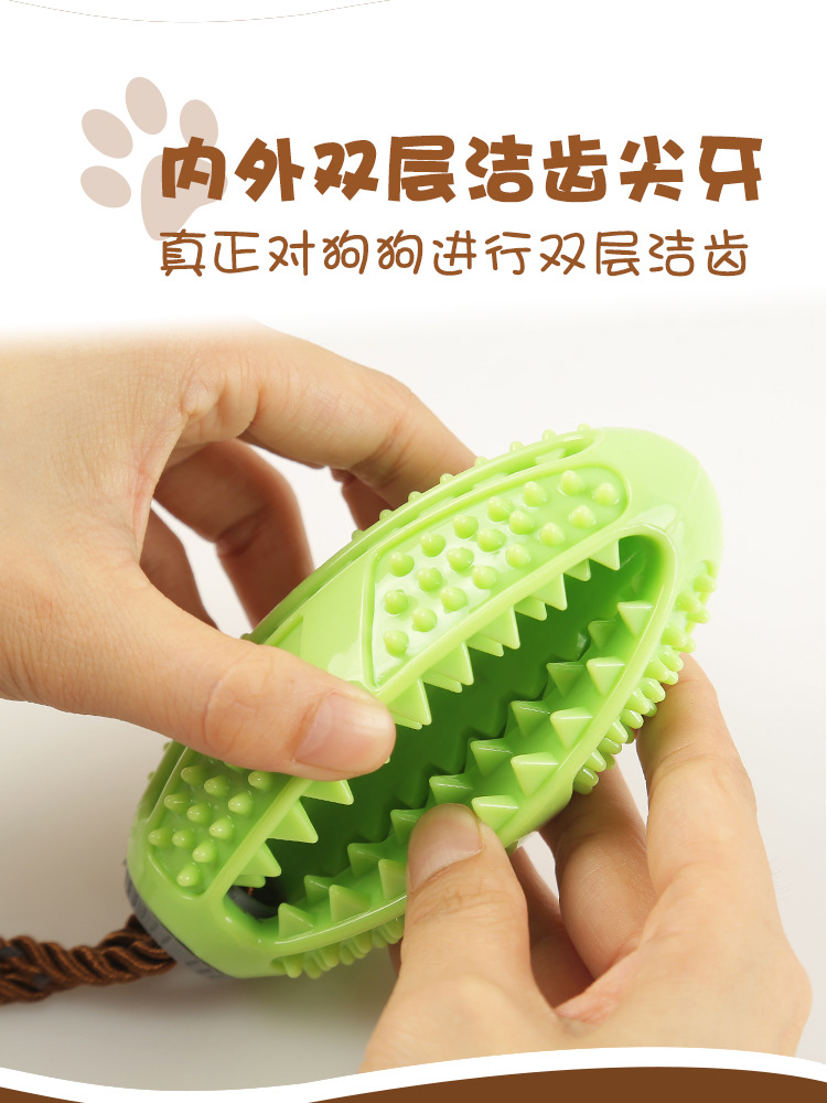 Dog Toothbrush Pet Dog Toothbrush Dog Molar Tooth Cleaning Stick Leakage Food Feeder Ball Bite-Resistant Toys Supplies Dog Toothbrush Pet Dog Toothbrush Dog Molar Tooth Cleaning Stick Leakage Food Feeder Ball Bite-Resistant Toys Supplies