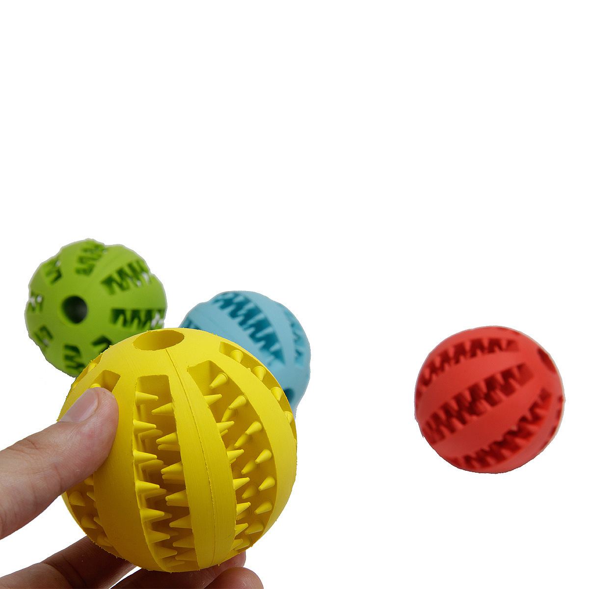 Pet Funny Toy Watermelon Tooth Ball Bite-Resistant Tooth Cleaning Teether Ball Pet Rubber Ball Dog Toy Food Leakage Pet Funny Toy Watermelon Tooth Ball Bite-Resistant Tooth Cleaning Teether Ball Pet Rubber Ball Dog Toy Food Leakage
