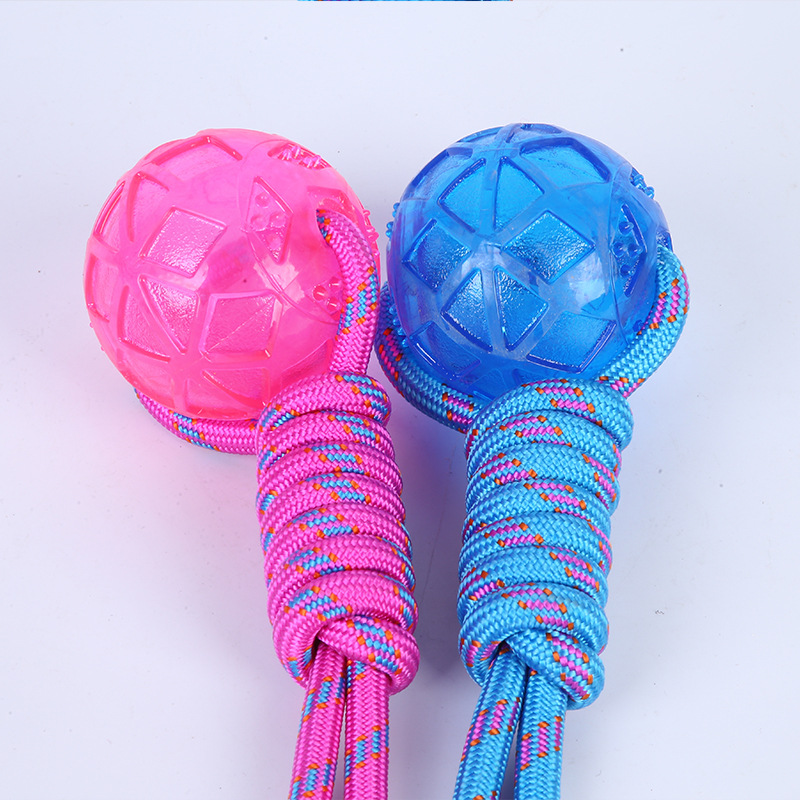 Square Ball Pet Toy Hand Ball Bite Molar Cleaning Tooth Bite Toy Interactive Training Item Wholesale