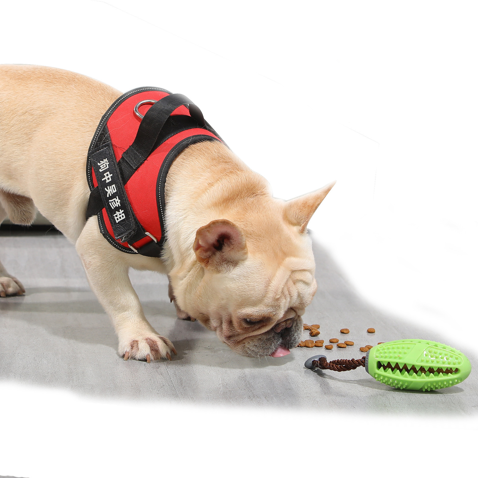 Dog Toothbrush Pet Dog Toothbrush Dog Molar Tooth Cleaning Stick Leakage Food Feeder Ball Bite-Resistant Toys Supplies