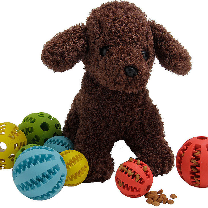 New Watermelon Tooth Ball Pet Dog Toy Ball Bite-Resistant Tooth Cleaning Teether Ball Pet Rubber Ball Dog Toy Food Leakage