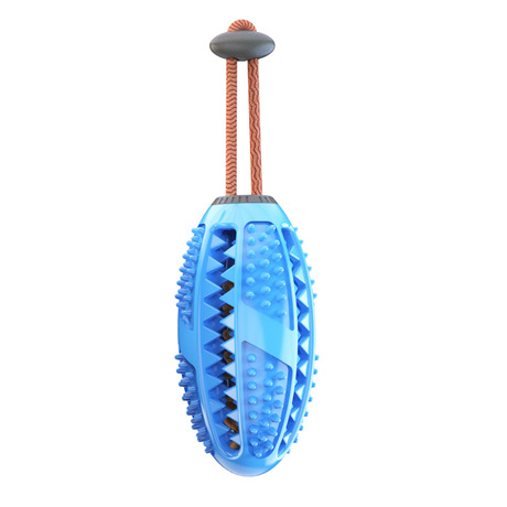 Amazon &#039;s new TPR dog tooth cleaning toothbrush decompresses the elastic rubber grinding ball, which can resist the bite and leak