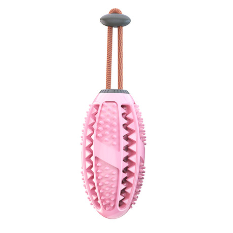 Amazon &#039;s new TPR dog tooth cleaning toothbrush decompresses the elastic rubber grinding ball, which can resist the bite and leak