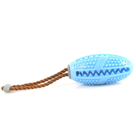 Amazon &#039;s new TPR dog tooth cleaning toothbrush decompresses the elastic rubber grinding ball, which can resist the bite and leak
