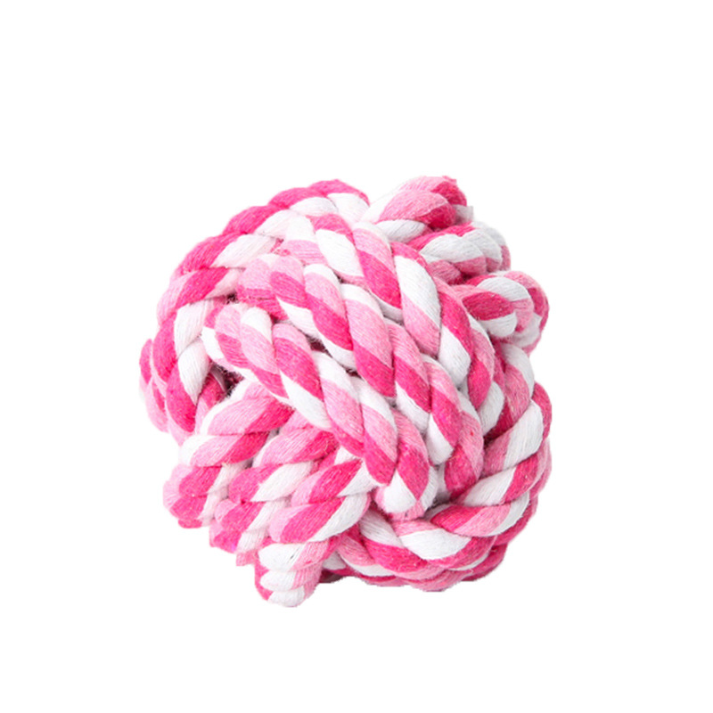 Medium to Large Dogs Pet Ball Cotton String Woven Ball Bite-Resistant Toys Pet Supplies Dogs and Cats Toys Tooth Cleaning Ball Wholesale