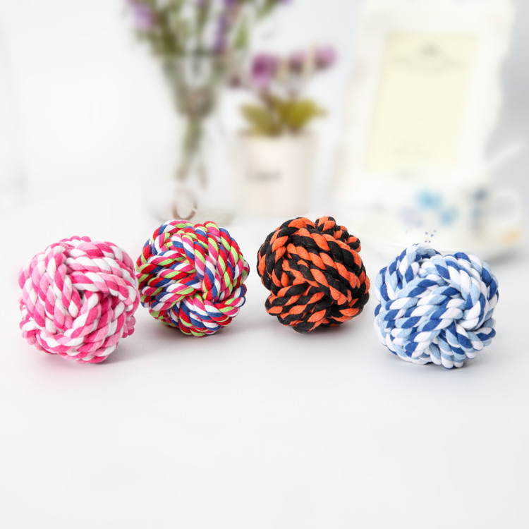 Medium to Large Dogs Pet Ball Cotton String Woven Ball Bite-Resistant Toys Pet Supplies Dogs and Cats Toys Tooth Cleaning Ball Wholesale Medium to Large Dogs Pet Ball Cotton String Woven Ball Bite-Resistant Toys Pet Supplies Dogs and Cats Toys Tooth Cleaning Ball Wholesale