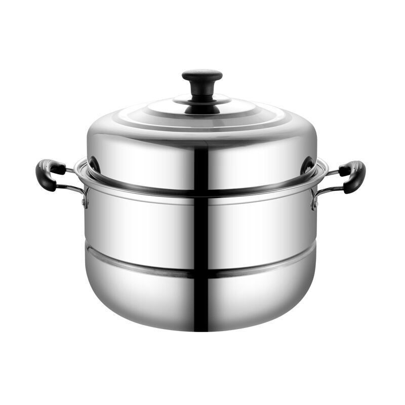 Gift, Wholesale Thickened and Extra Thick Stainless Steel Steamer Single Layer Double Layer Two Layer Three Layer Single Grate Double Grate Steamer