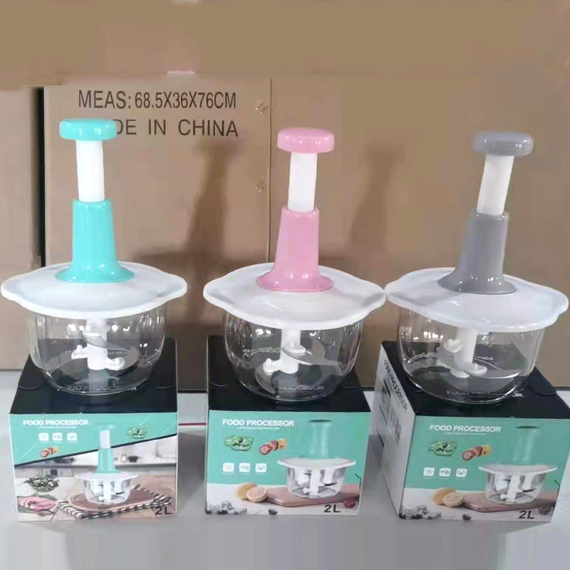 Press Type Manual Multi-Purpose Meat Grinder Manual Grate Garlic Vegetable Grinder Cooker Kitchen Tools Hand Pressure Blender