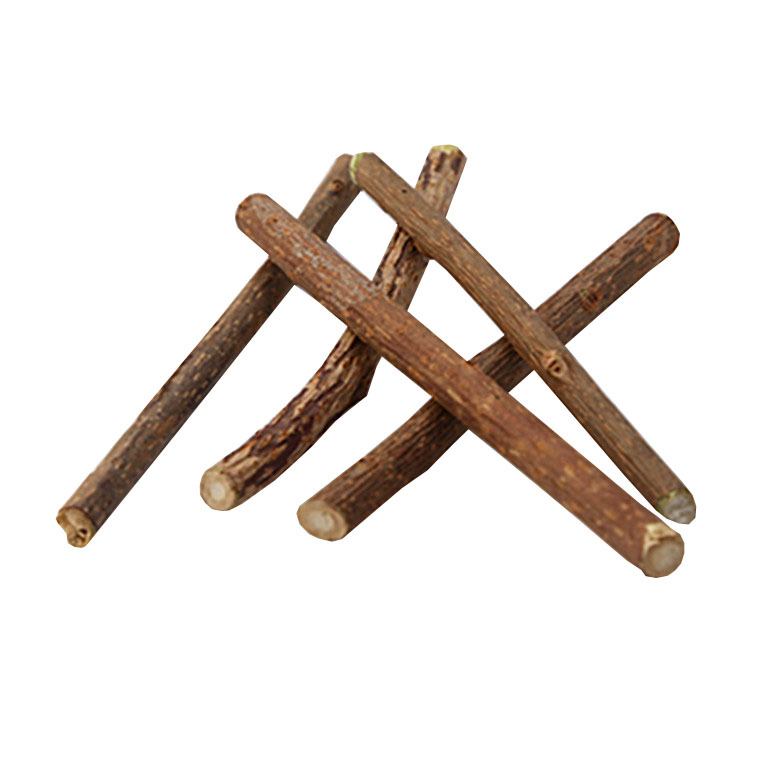 018803-12 Natural Wooden Polygonum Stick 5 Cat Tooth Cleaning Stick Bite Stick Depilation Ball Cat Grip Bite Stick