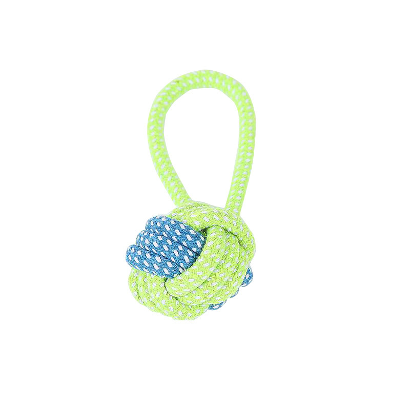Pet Supplies Toy Bite-Resistant Cotton Rope Toys Molar Clean Tooth Rope Knot Ball Dogs and Cats Toy Set in Stock Wholesale