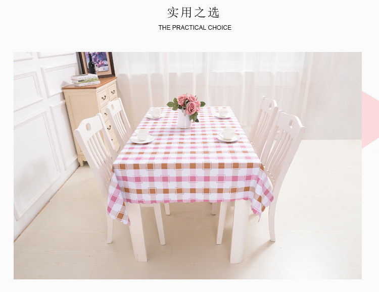 The custom-made of PVC washable tablecloth garden grate tablecloth tablecloth table mat tea tablecloth