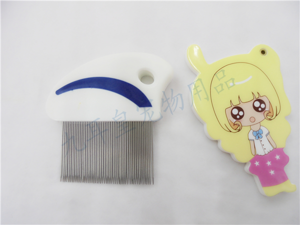 Export Germany 304 stainless steel pet grate comb dog cat flea comb comb.