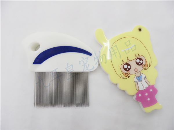 Export Germany 304 stainless steel pet grate comb dog cat flea comb comb.