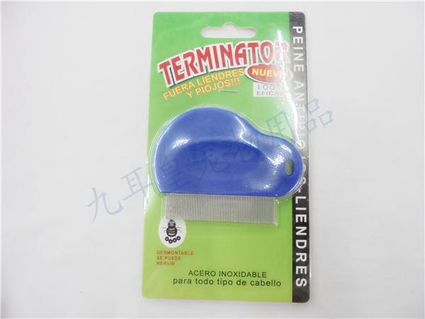 Export Germany 304 stainless steel pet grate comb dog cat flea comb comb.