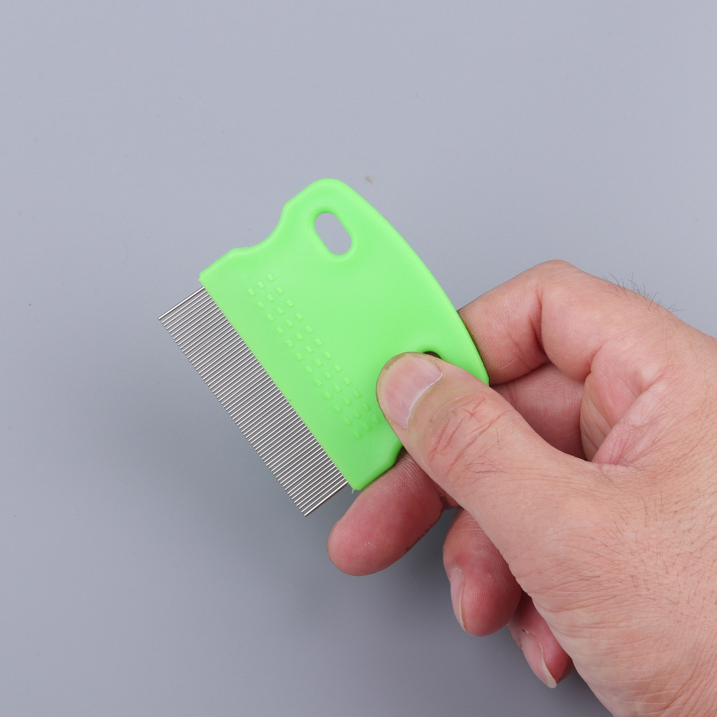 Wholesale Pet Supplies Flea Comb Stainless-Steel Needle Dense Gear Flea Removal Cat and Dog Grate Pet Dense Gear Comb
