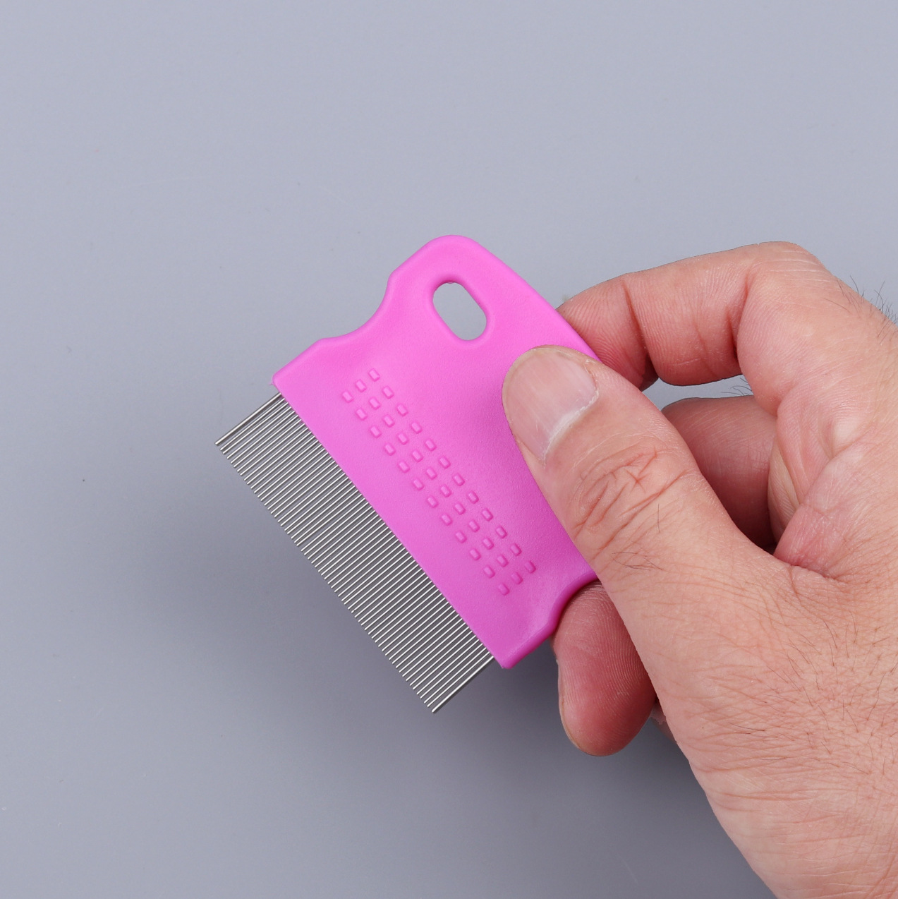 Wholesale Pet Supplies Flea Comb Stainless-Steel Needle Dense Gear Flea Removal Cat and Dog Grate Pet Dense Gear Comb